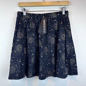 NWT Dangerfield Circle Skirt Womens 12 Celestial Astrology Goth Chic Wizard